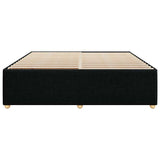 Bed Frame without Mattress Black Super King Fabric 3285041