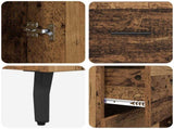Highboard with Drawer 2 pcs Old Wood Engineered Wood 3415816