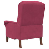 Armchair Wine red 76 x 94 x 102 cm Velvet 42009862