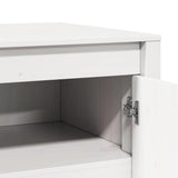 Kitchen Cabinet MEPPEL White 106 x 55 x 64 cm Solid Pine wood 868182