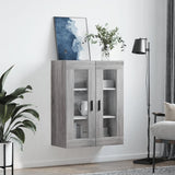 Wall Mounted Cabinet Grey Sonoma 69.5x34x90 cm 828498