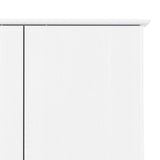 Wardrobe ALTA White 90x55x170 cm Solid Wood Pine 353930