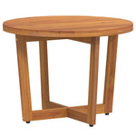 ZNTS Garden Side Table Round Ø55x40 cm Solid Wood Acacia 4108131
