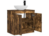 Bathroom Vanity with Sink Smoked Oak 54 x 35 x 83 cm 890118