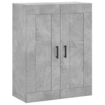 Highboard Concrete Grey 69.5x34x180 cm Engineered Wood 3199821