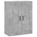 Highboard Concrete Grey 69.5x34x180 cm Engineered Wood 3199821