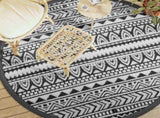 Outdoor Carpet ARAKIL Black 200 cm PP 368516