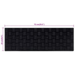 Stair Treads 10 pcs 25x75 cm Rubber 155635