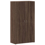 ZNTS File Cabinet Brown Oak 60x32x115 cm Engineered Wood 840778