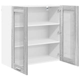 Hanging Cabinet Grey Sonoma 80 x 31 x 80 cm Engineered Wood 884327