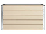 Planter Ivory 100 x 50 x 75 cm Galvanised Steel 42018099