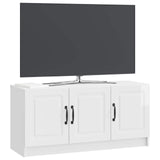TV Cabinet High Gloss White 99 x 34.5 x 47 cm Engineered Wood 895869