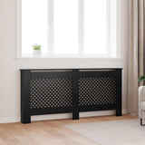 Radiator Cover Black 172x19x81.5 cm MDF 288198