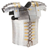 Roman Soldier Body Armour Replica LARP Silver Steel 286208