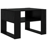 Coffee Table Black Oak 66 x 53 x 45 cm Engineered Wood 8000101