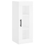 Highboard White 34.5x34x180 cm Engineered Wood 3199257