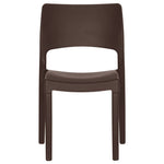 Garden Chairs 2 pcs Mocha Polypropylene 317727
