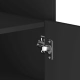 Sideboard Black 45x35x75 cm Engineered Wood 848396