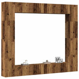 Wall Mounted TV cabinets 8 pcs Old Wood Engineered Wood 3328955