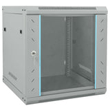 Network Cabinet with Storage Grey 53 x 60 x 60 cm Steel 42017658