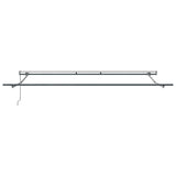 Automatic Retractable Awning Anthracite and White 400x300 cm 3310232