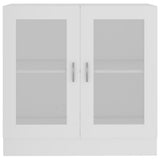 Vitrine Cabinet White 82.5x30.5x80 cm Engineered Wood 802741