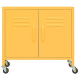 Storage Cabinet Mustard Yellow 60x35x56 cm Steel 336263