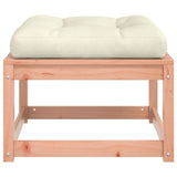 Garden Footstool with Cushions Solid Wood Douglas 844702
