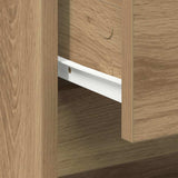 Bedside Cabinet with Drawer 2 pcs Artisan Oak 45 x 34 x 44.5 cm 863356