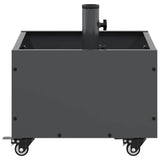 Parasol Base with Planter Anthracite 45 x 45 x 45 cm Steel 42010368