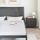 Mattress with Coconut Layer White 200 x 200 cm PU Foam 4106389