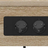 Bedside Cabinet with Shelf 2 pcs Sonoma Oak 41 x 31 x 76 cm 859528