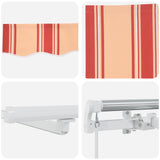 Retractable Awning Yellow and Orange 500 x 350 cm 3331486