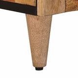 Sideboard with Storage Natural 60 x 33 x 75 cm Solid Mango Wood 4018286