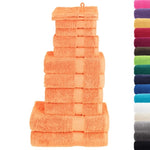 12 Piece Premium Towel Set SOLUND Orange 600 gsm 137580