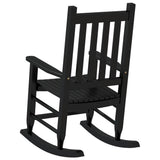 Rocking Chairs for Children 2 pcs Black Solid Wood Poplar 3281594