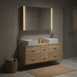 Bathroom Furniture Set 4 pcs Sonoma Oak 3406785