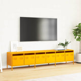 TV Cabinet Mustard Yellow 202x39x43.5 cm Cold-rolled Steel 3307152