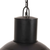 Hanging Lamp 25 W Black Round 48 cm E27 320565