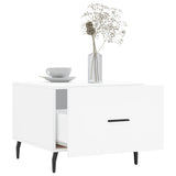 Coffee Tables 2 pcs White 50x50x40 cm Engineered Wood 829429