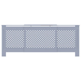 MDF Radiator Cover Grey 205 cm 325557