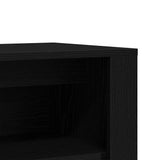 Shoe Bench Black Oak 100x35x45 cm Engineered Wood 862126