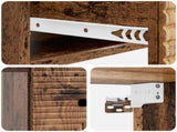 Wall-Mounted Bedside Cabinet 2 pcs Old Wood 34.5 x 33 x 20 cm 898612