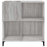 Record Cabinet Grey Sonoma 84.5x38x89 cm Engineered Wood 832003