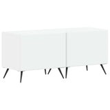 TV Cabinet White Engineered Wood 897555