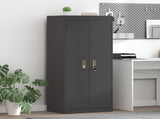 Storage Cabinet Black 60 x 40 x 140 cm Steel 891736