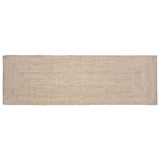 Area Rugs Natural and White 60 x 300 cm Jute 42010469