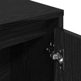 Bookcase Black Oak 89x24x101.5 cm Engineered Wood 860401