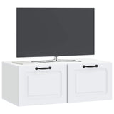 Wall-Mounted TV Cabinet White 78.5 x 41 x 30 cm Engineered Wood 899365