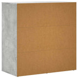 Sideboards 2 pcs Concrete Grey 79x38x80 cm Engineered Wood 3276605